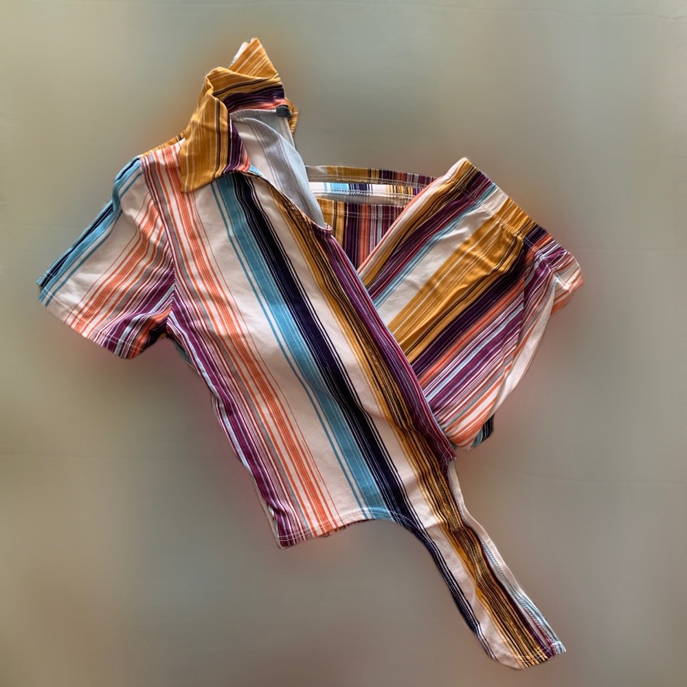 Stripped Clothing Set